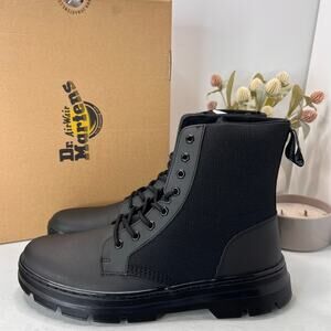 Dr. Martens Combs II Element/Poly Rip Stop  Boot Black 25659001 Men's 14 NWB